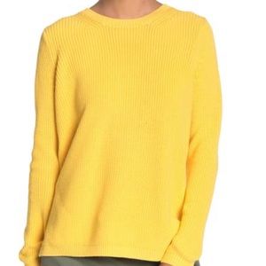 Emma Crew Neck Shaker Sweater in ‘Dandelion’
